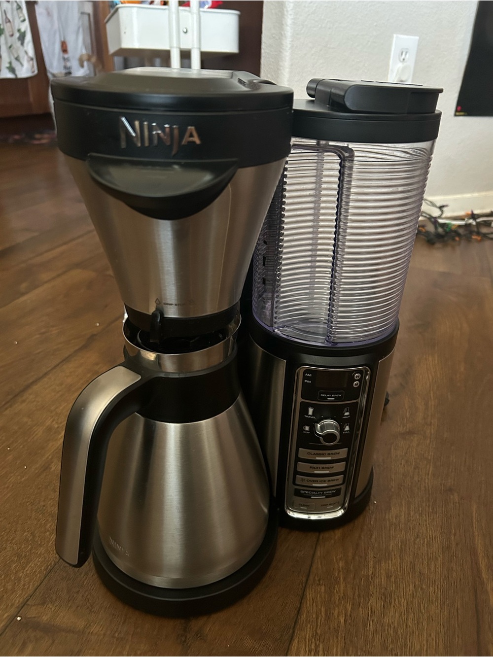 Ninja Coffee Maker - Black & Silver Stainless Drip Brewer